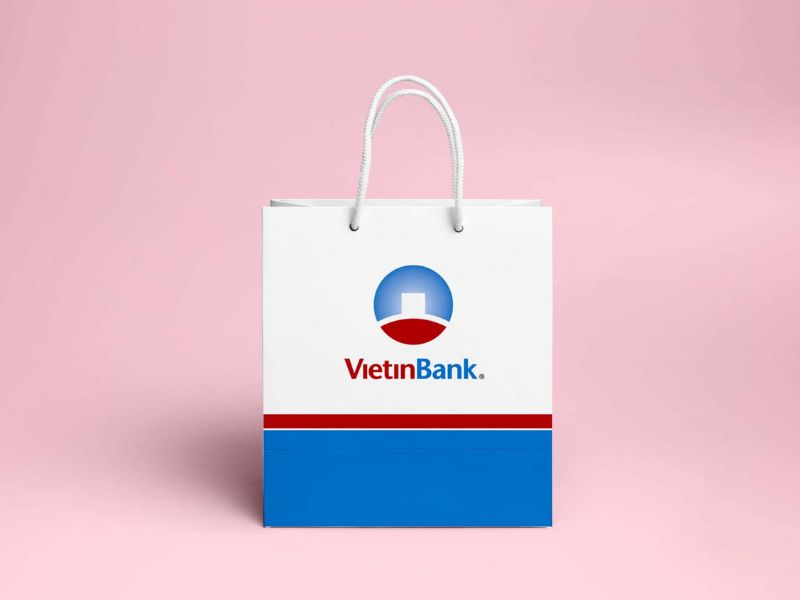 mẫu túi giấy viettinbank
