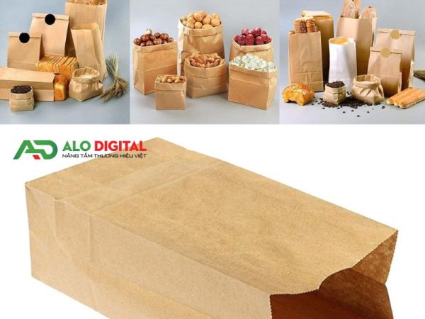 mẫu 2 túi giấy đựng thực phẩm