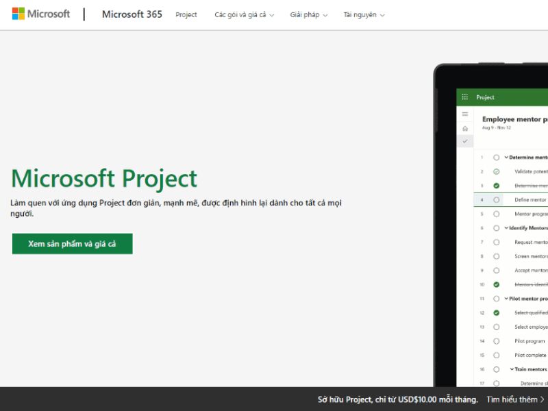 Các Bước Cài Đặt Microsoft Project